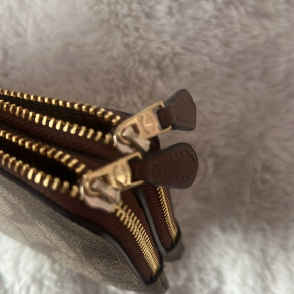 Coach Brown Wristlet - Picture 3 of 5